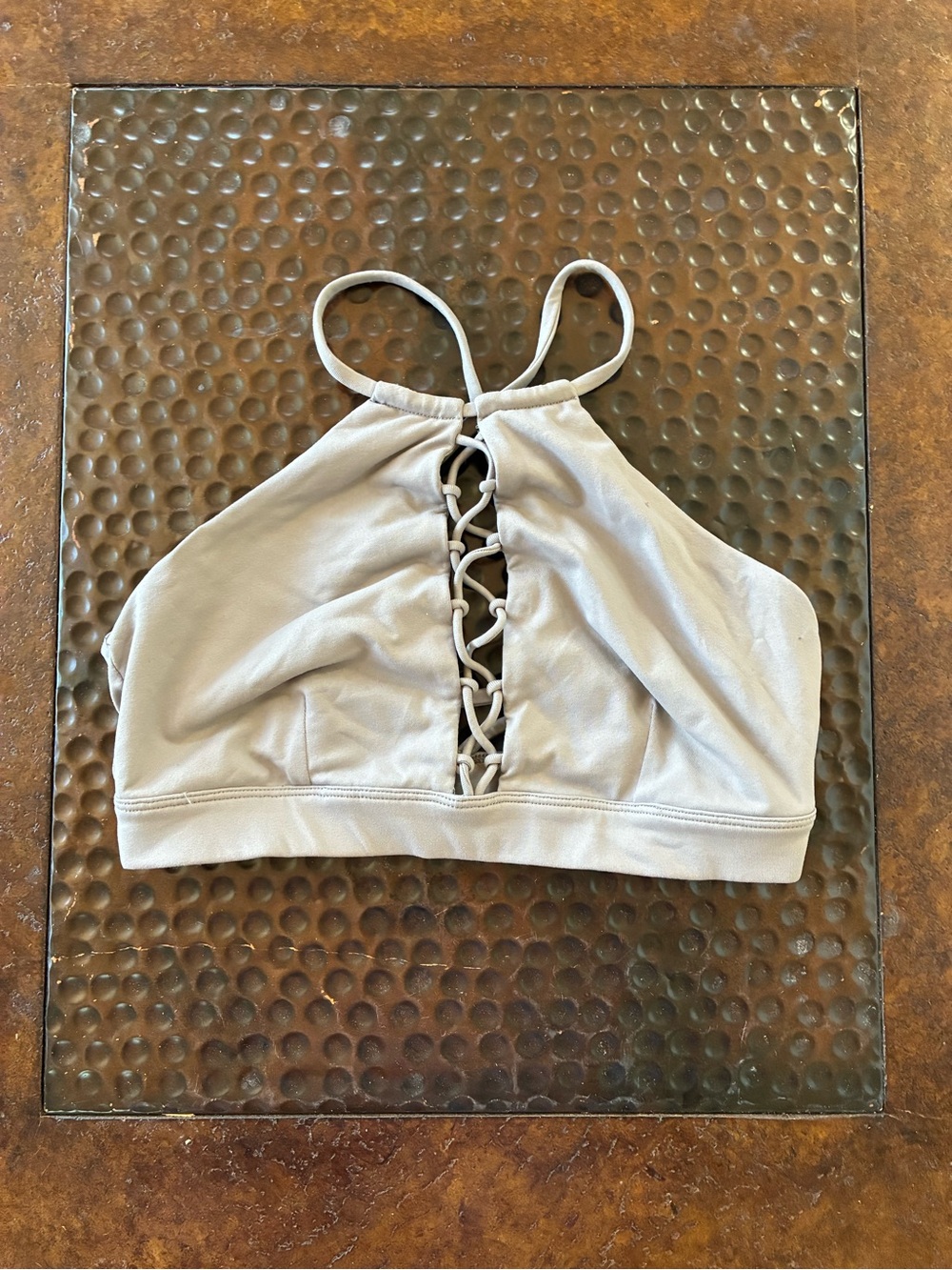 Alo Lace-Up bra